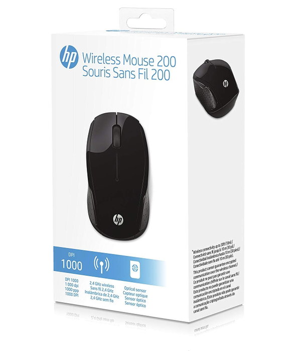 HP Wireless Mouse 200 Negro